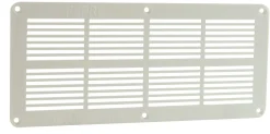 Clearance Grille à visser en ABS blanc 11x25.5 cm