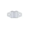Guide sangle à galets acier blanc 27x58mm sangle 20-22mm