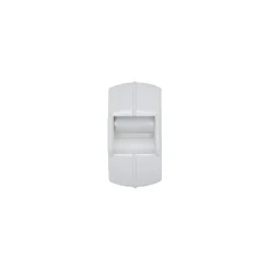 Guide sangle à galet 45x22x10mm blanc