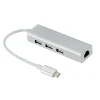 Online Hub FPE type C vers 3 USB3.0 et RJ45 femelle