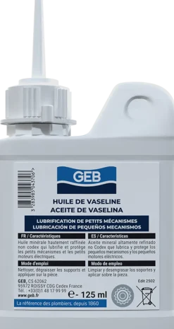 Clearance GEB Huile de vaseline 125 ml