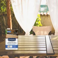 Hot STARWAX Huile protectrice mobilier de jardin incolore 1L