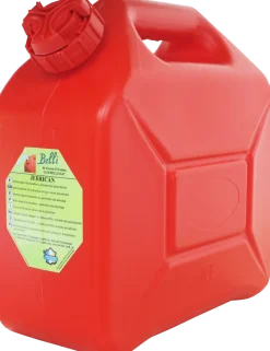 BELLI Jerrican à bec verseur 20 L rouge spécial hydrocarbures