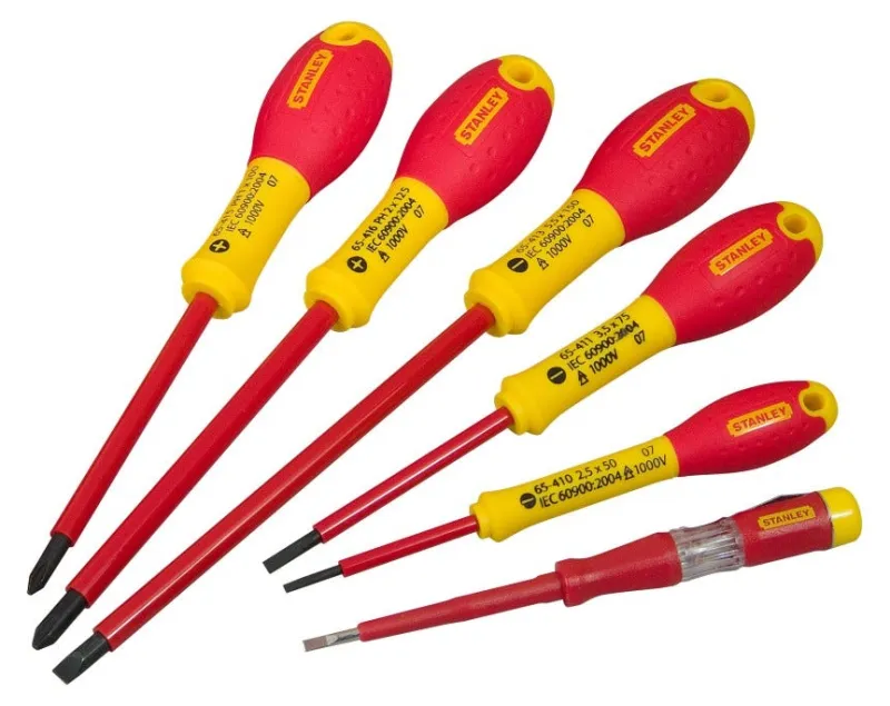 Online STANLEY Jeu de 5 tournevis 1000V + testeur