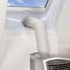 Discount VOLTMAN Joint de fenêtre en tissu pour climatisation mobile 4m blanc