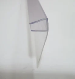 New AURLANE Joint étanchéité en F pour paroi de 5mm 2m (x1)