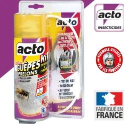 Discount ACTO Kit aérosol toitures et combles nids de guêpes/frelons 300ml