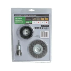 Clearance NORTON Kit 3 brosses pour perceuse, coupe circulaire, embout