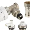 Discount NOYON & THIEBAULT Kit complet robinet de radiateur thermostatique équerre 1/2