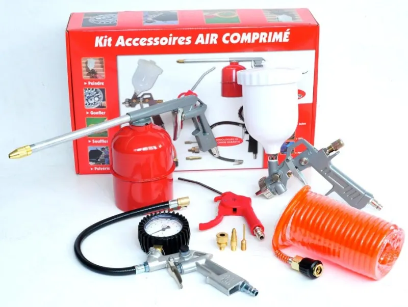 Hot PRODIF Kit de 8 accessoires pour air comprimé 5015