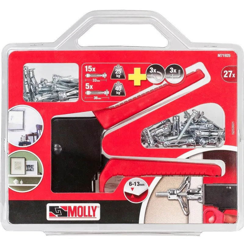 Outlet MOLLY Kit de 20 chevilles + pince