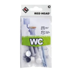 Best RED HEAD Kit de fixation complet spécial WC tous type de murs