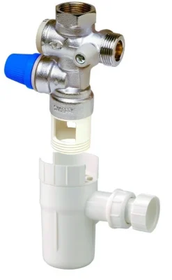 Outlet DIPRA Kit groupe de sécurité droit anti-calc et ent siphon