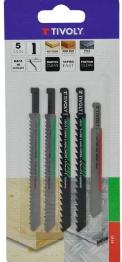 Outlet TIVOLY Kit lames scie sauteuse peugeot bois / métal