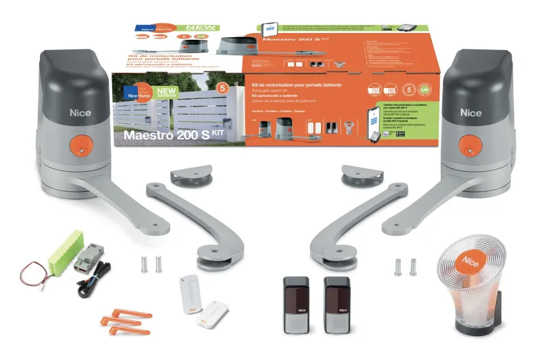 Online Kit motorisation portail 2 battants Maestro200S Nice Home