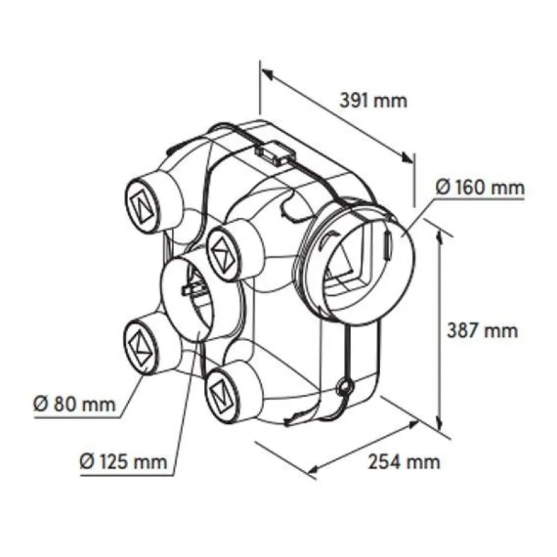 Discount Kit VMC autoréglable City'air Hygrocomut - AUTOGYRE