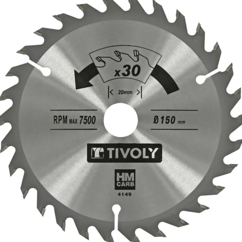 Discount TIVOLY Lame de scie circulaire ct Ø150-al 20-30 dents