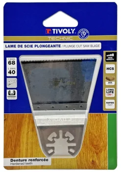 Best TIVOLY Lame de scie oscillante HCS 68 mm bois