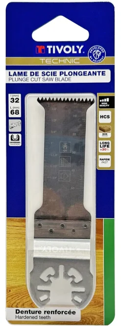 Best TIVOLY Lame de scie oscillante HCS 32 mm bois