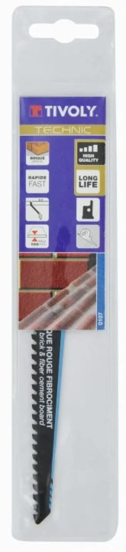 Hot TIVOLY Lame scie sabre brique rouge/fibrociment T3-30mm