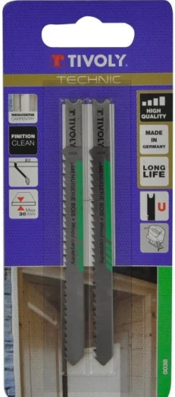 Best TIVOLY Lame scie sauteuse spécial menuiserie bois b d