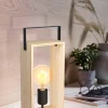 New EGLO Lampe Famborough E27 40W noir L16,5xl10xH40cm