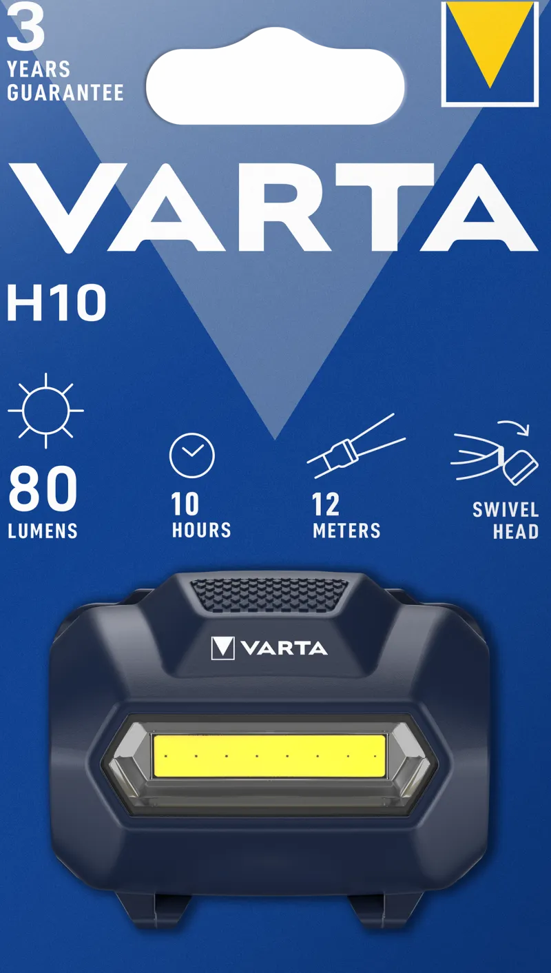 New VARTA Lampe frontale LED Value Range Frontale H10