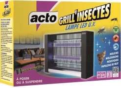 Discount ACTO Lampe LED UV Grill'Insectes 60m² à poser ou suspendre