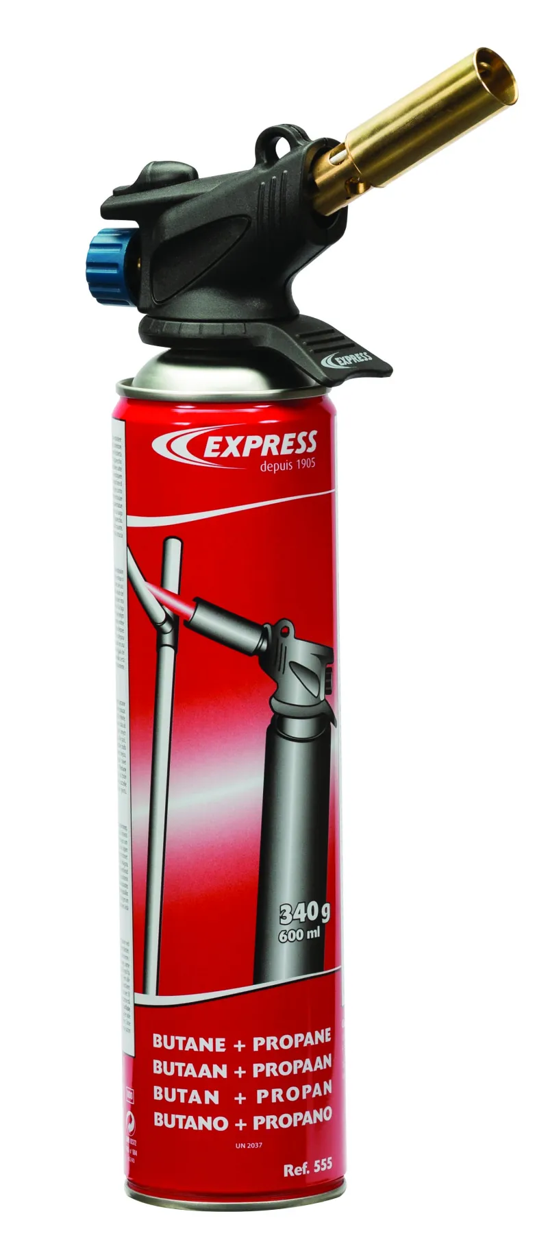 EXPRESS Lampe à souder allumage Piezo avec cartouche