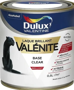 Hot DULUX VALENTINE Laque Valénite brillant base clear 0,5 L