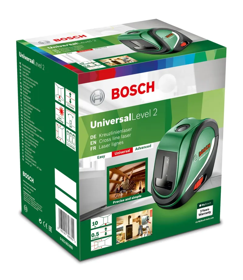 Clearance BOSCH Laser lignes UniversalLevel 2 Basic