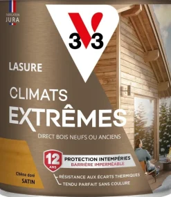 Clearance V33 Lasure bois climats extrêmes chêne doré 0,75L
