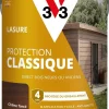 Best V33 Lasure bois extérieur protection classique chêne foncé 5L