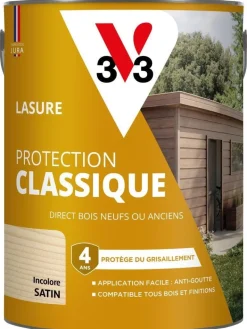 Online V33 Lasure bois extérieur protection classique incolore 5L