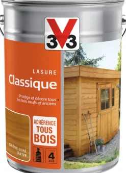 Discount V33 Lasure classique Chêne doré 5L