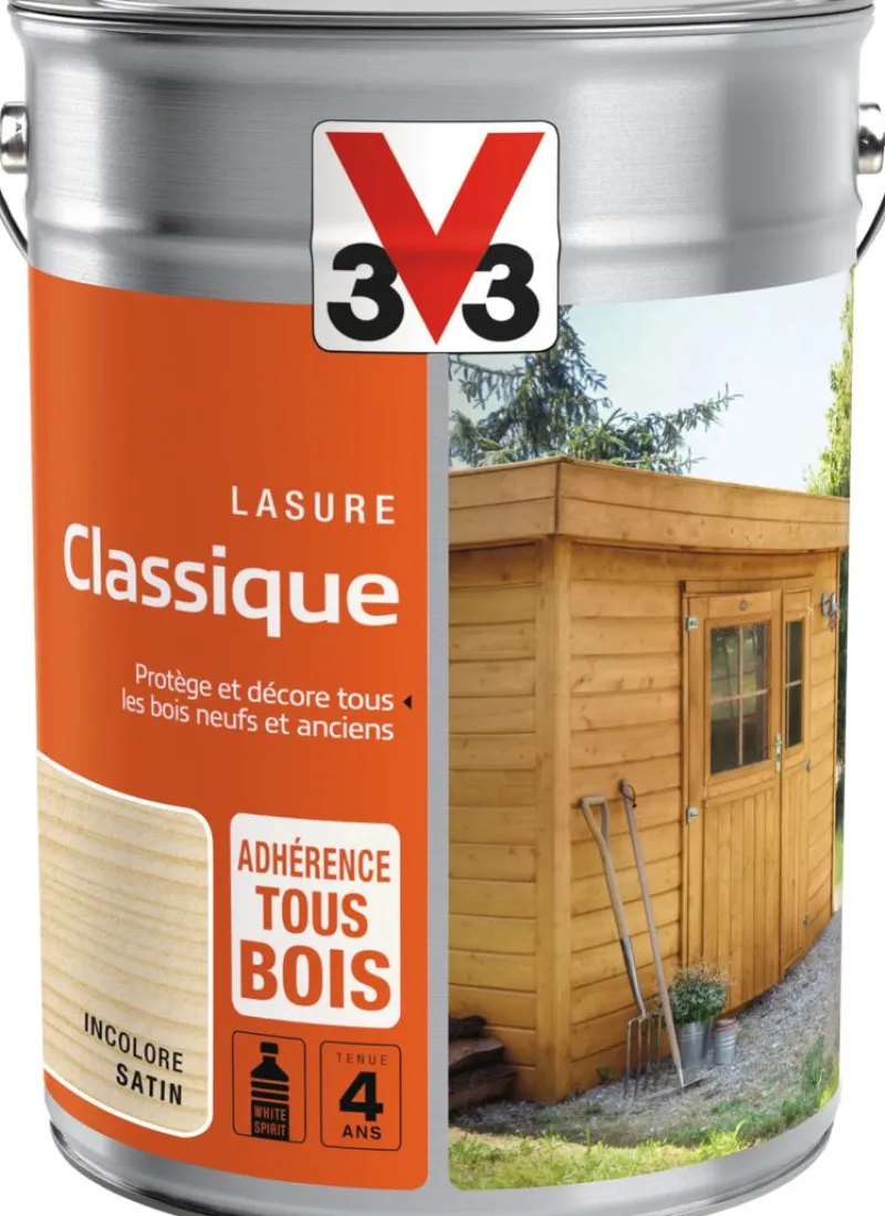 Discount V33 Lasure classique Incolore 5L