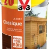 Outlet V33 Lasure classique 5L + 20% acajou