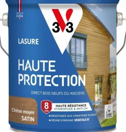 Hot V33 Lasure haute protection biosourcée chêne moyen 2,5L