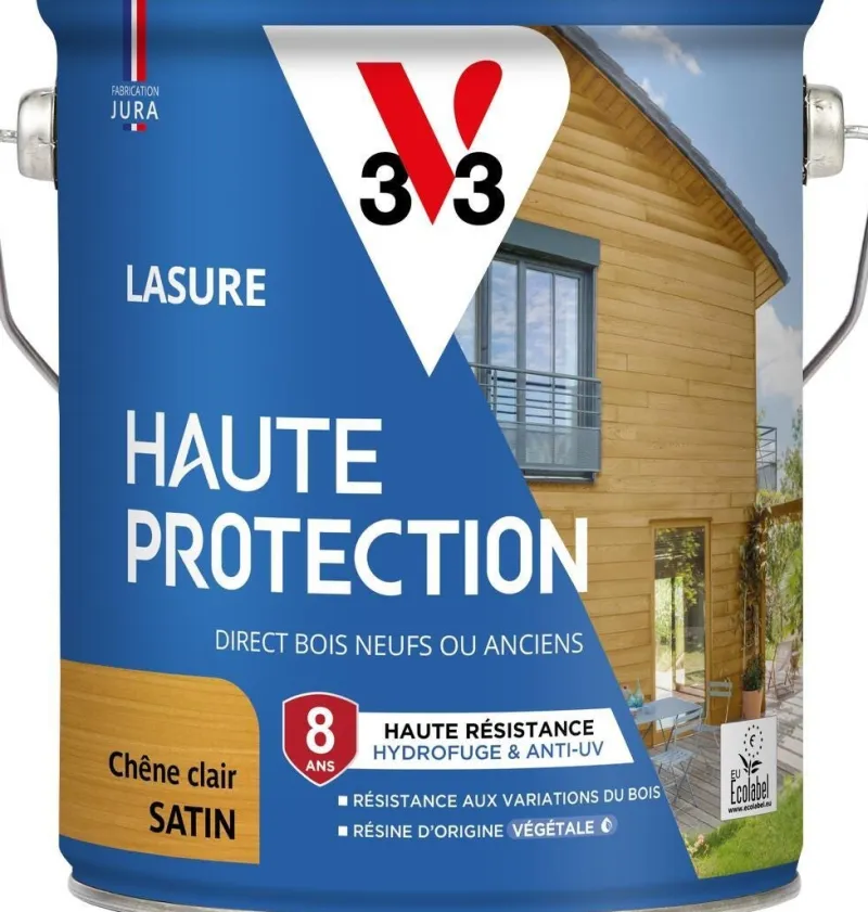 Best V33 Lasure haute protection biosourcée chêne clair 2,5L