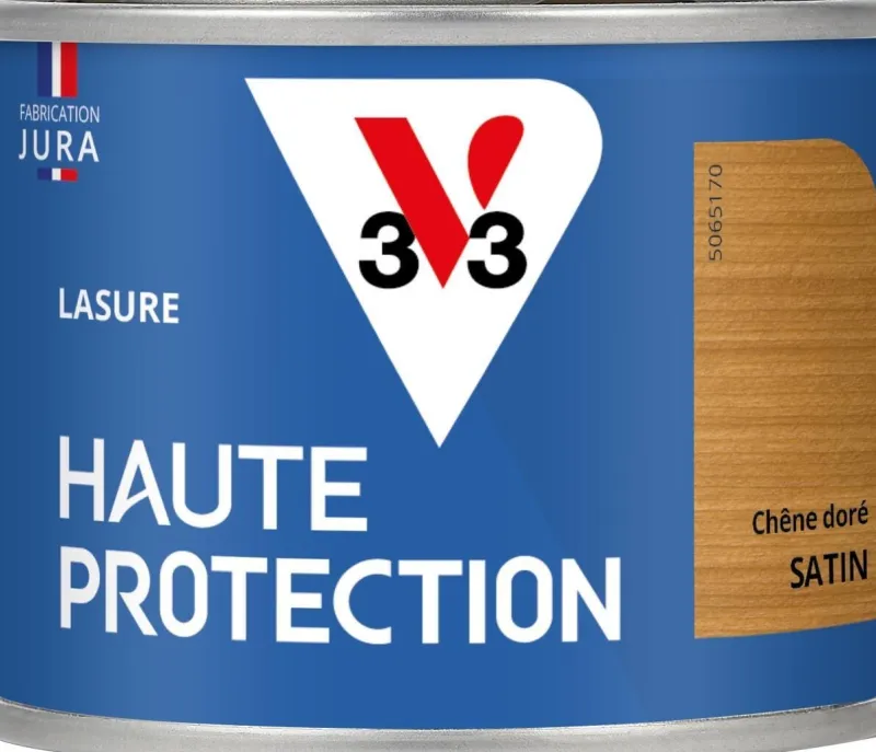 Outlet V33 Lasure haute protection biosourcée chêne doré 125ml