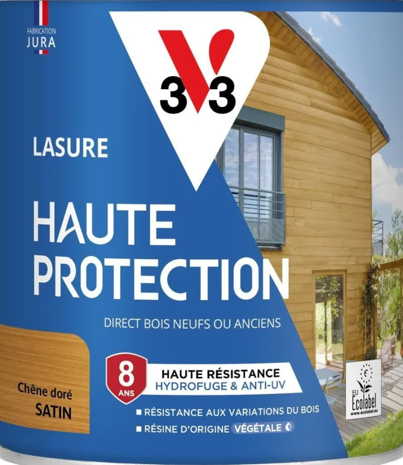 Online V33 Lasure haute protection biosourcée chêne doré 0,75L