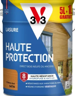 Online V33 Lasure haute protection biosourcée chêne doré 6L