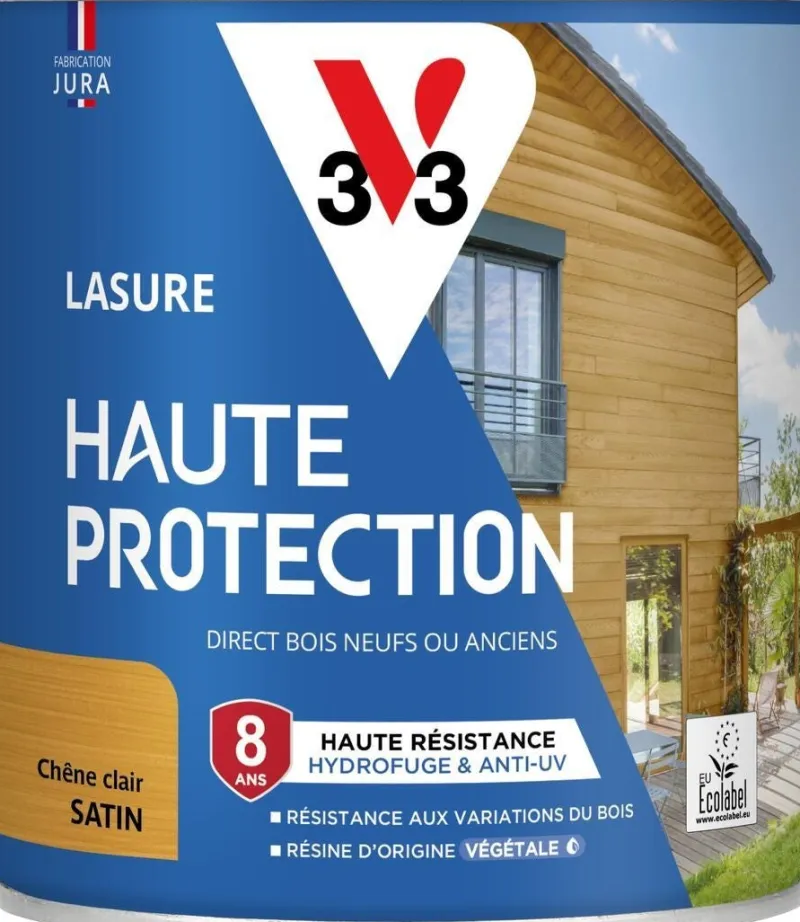 Best V33 Lasure haute protection biosourcée chêne clair 0,75L