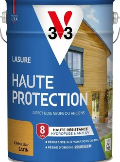 Discount V33 Lasure haute protection biosourcée chêne clair 5L