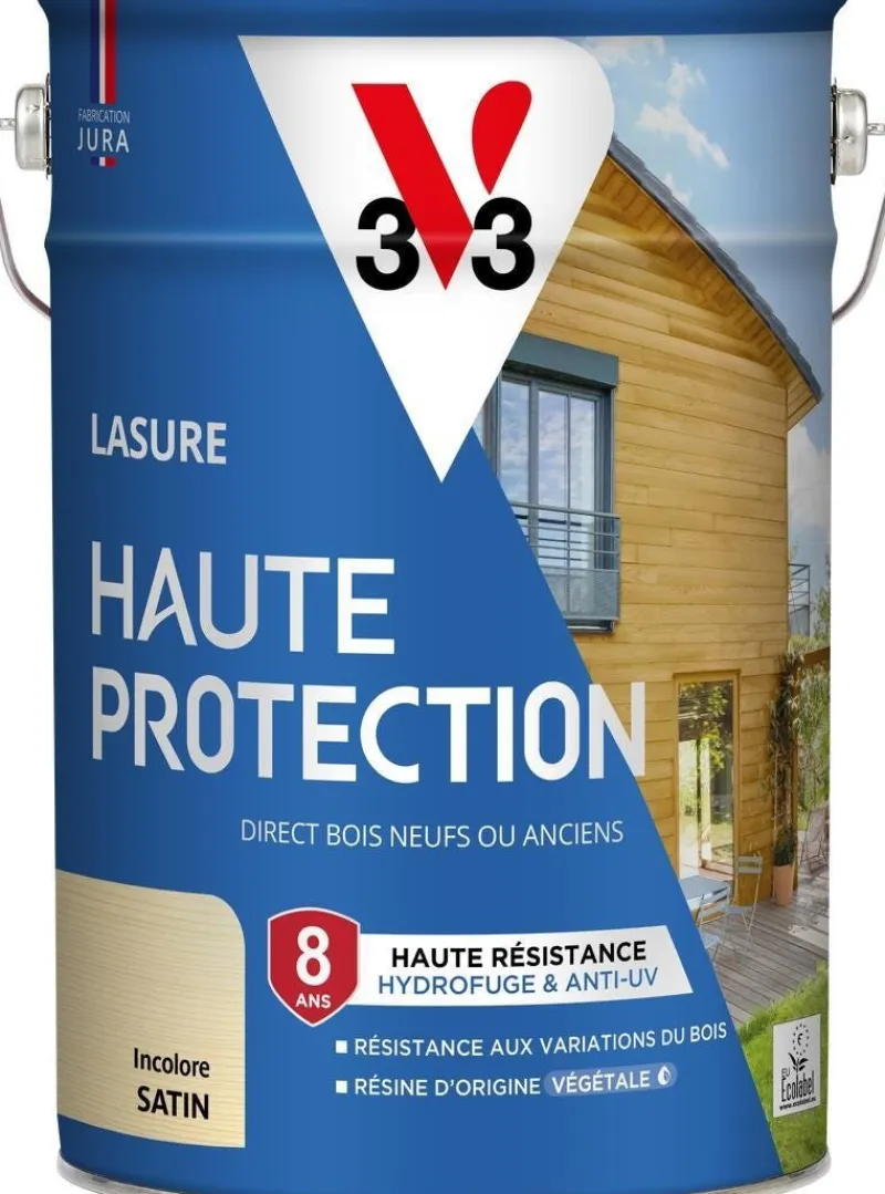 Best V33 Lasure haute protection biosourcée incolore 5L
