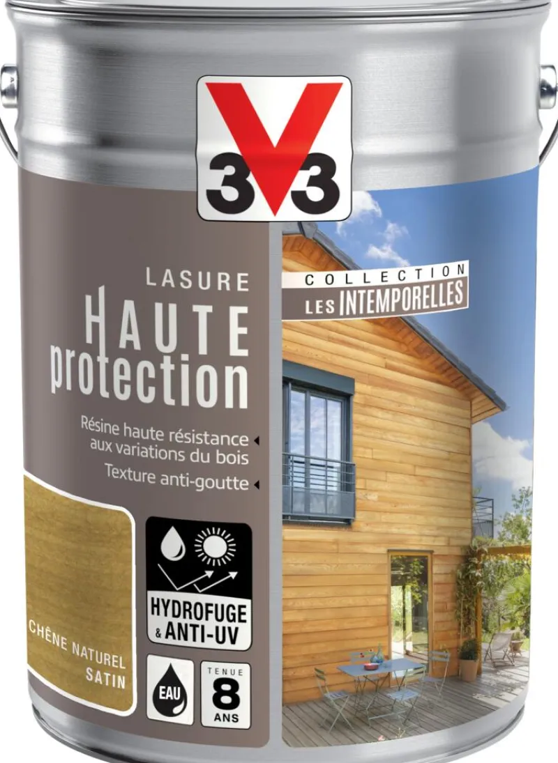 Online V33 Lasure haute protection Chêne naturel 5L