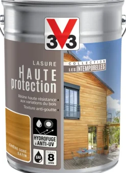 V33 Lasure haute protection Chêne doré 5L
