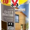 Outlet V33 Lasure haute protection 5L + 20% chêne foncé