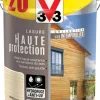 V33 Lasure haute protection 5L + 20% incolore brut