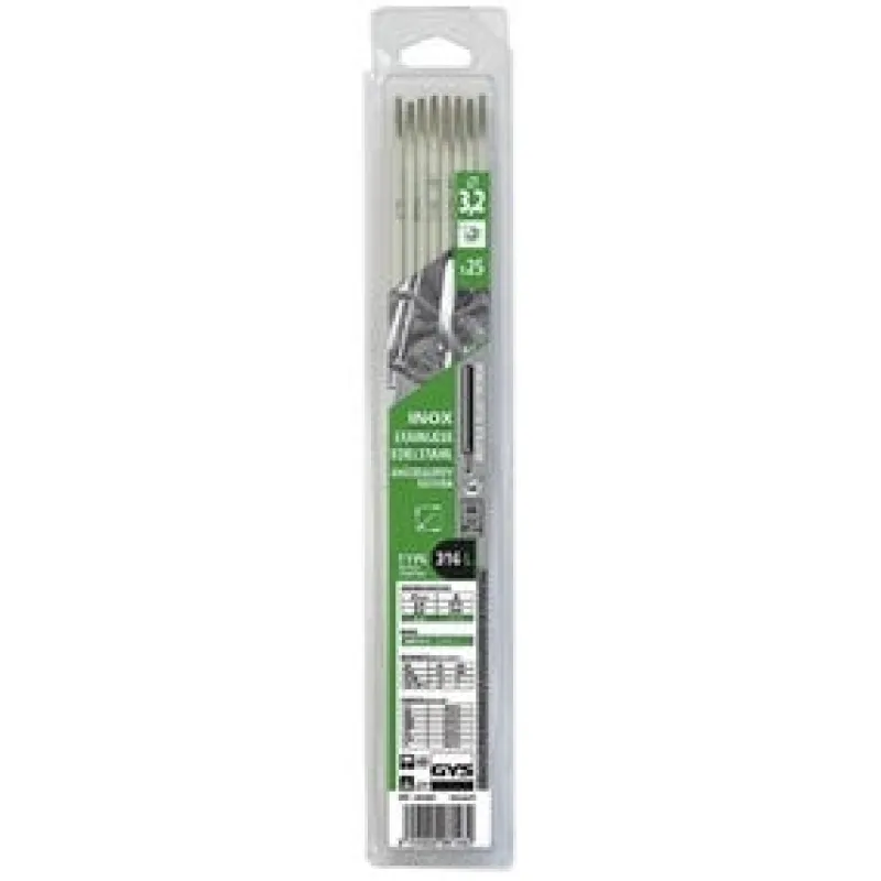 Discount GYS Électrodes 316L inox Ø3,2 mm (x25)